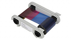 Полноцветная лента  (YMCKOK) для двусторонней печати на 200 оттисков с чистящим роликом в Королёве