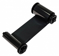 Черная смолянисто-восковая (Resin+Wax) лента (К) на 1200 оттисков с чистящим роликом в Королёве